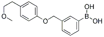 3-((4'-(2-METHOXYETHYL)PHENOXY)METHYL)PHENYLBORONIC ACID Struktur