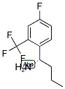 (1S)-1-[4-FLUORO-2-(TRIFLUOROMETHYL)PHENYL]BUTYLAMINE Struktur