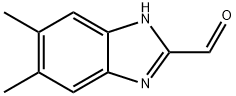 5,6-DIMETHYL-1H-BENZOIMIDAZOLE-2-CARBALDEHYDE Struktur