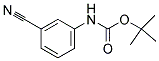 (3-CYANO-PHENYL)-CARBAMIC ACID TERT-BUTYL ESTER Struktur