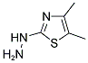 2-HYDRAZINO-4,5-DIMETHYL-1,3-THIAZOLE Struktur