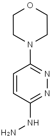 4-(6-HYDRAZINOPYRIDAZIN-3-YL)MORPHOLINE Struktur