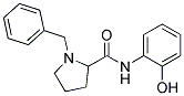 1-BENZYL-N-(2-HYDROXYPHENYL)PYRROLIDINE-2-CARBOXAMIDE Struktur