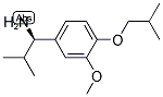 (1R)-1-[3-METHOXY-4-(2-METHYLPROPOXY)PHENYL]-2-METHYLPROPYLAMINE Struktur