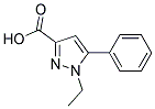 1-ETHYL-5-PHENYL-1H-PYRAZOLE-3-CARBOXYLIC ACID Struktur