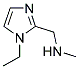 (1-ETHYL-1H-IMIDAZOL-2-YLMETHYL)-METHYL-AMINE Struktur