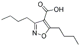 3,5-DIBUTYL-ISOXAZOLE-4-CARBOXYLIC ACID Struktur