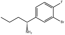 (1R)-1-(3-BROMO-4-FLUOROPHENYL)BUTYLAMINE Struktur