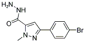 3-(4-BROMOPHENYL)-1-METHYL-1H-PYRAZOLE-5-CARBOHYDRAZIDE Struktur