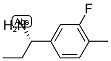 (1S)-1-(3-FLUORO-4-METHYLPHENYL)PROPYLAMINE Struktur