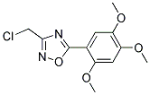 3-(CHLOROMETHYL)-5-(2,4,5-TRIMETHOXYPHENYL)-1,2,4-OXADIAZOLE Struktur