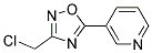 3-[3-(CHLOROMETHYL)-1,2,4-OXADIAZOL-5-YL]PYRIDINE Struktur