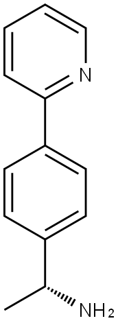 (1R)-1-(4-(2-PYRIDYL)PHENYL)ETHYLAMINE Struktur