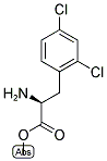 METHYL (2S)-2-AMINO-3-(2,4-DICHLOROPHENYL)PROPANOATE Struktur