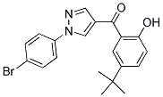 (5-TERT-BUTYL-2-HYDROXYPHENYL)(1-(4-BROMOPHENYL)-1H-PYRAZOL-4-YL)METHANONE Struktur