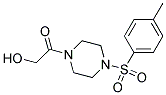 2-(4-[(4-METHYLPHENYL)SULFONYL]PIPERAZIN-1-YL)-2-OXOETHANOL Struktur