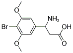 3-AMINO-3-(4-BROMO-3,5-DIMETHOXY-PHENYL)-PROPIONIC ACID Struktur