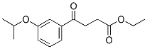 ETHYL 4-(3-ISOPROPOXYPHENYL)-4-OXOBUTYRATE Struktur