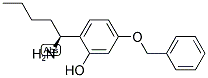 2-((1S)-1-AMINOPENTYL)-5-(PHENYLMETHOXY)PHENOL Struktur