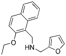 N-((2-ETHOXY-1-NAPHTHYL)METHYL)-N-(2-FURYLMETHYL)AMINE Struktur