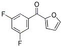 2-(3,5-DIFLUOROBENZOYL)FURAN Struktur