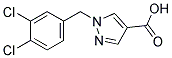 1-(3,4-DICHLORO-BENZYL)-1H-PYRAZOLE-4-CARBOXYLIC ACID Struktur