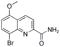 8-BROMO-5-METHOXYQUINOLINE-2-CARBOXAMIDE Struktur