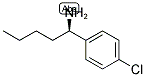 (1R)-1-(4-CHLOROPHENYL)PENTYLAMINE Struktur