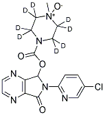 ZOPICLONE-D8 N-OXIDE Struktur