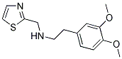 [2-(3,4-DIMETHOXY-PHENYL)-ETHYL]-THIAZOL-2-YLMETHYL-AMINE Struktur
