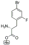 METHYL (2R)-2-AMINO-3-(4-BROMO-2-FLUOROPHENYL)PROPANOATE Struktur