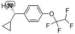 (1S)CYCLOPROPYL[4-(1,1,2,2-TETRAFLUOROETHOXY)PHENYL]METHYLAMINE Struktur