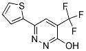 3-HYDROXY-6-(2-THIENYL)-4-(TRIFLUOROMETHYL)PYRIDAZINE Struktur