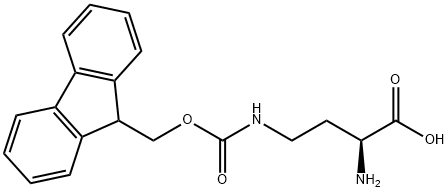 H-DAB(FMOC)-OH Struktur