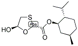 (2R,5R)-5-HYDROXY-[1,3]OXATHLOLANE-2-CARBOXYLIC ACID,2S-ISOPROPYL-5R-METHYL-1R-CYCLOHEXYL ESTER Struktur