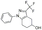 4,5,6,7-TETRAHYDRO-5-HYDROXY-1-PHENYL-3-TRIFLUOROMETHYL-1H-INDAZOLE Struktur