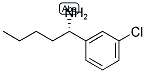 (1S)-1-(3-CHLOROPHENYL)PENTYLAMINE Struktur