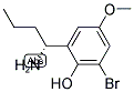 2-((1R)-1-AMINOBUTYL)-6-BROMO-4-METHOXYPHENOL Struktur