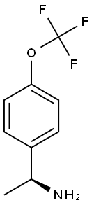 (1S)-1-[4-(TRIFLUOROMETHOXY)PHENYL]ETHYLAMINE Struktur