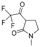 1-METHYL-3-(TRIFLUOROACETYL)PYRROLIDIN-2-ONE Struktur