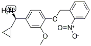 (1R)CYCLOPROPYL(3-METHOXY-4-[(2-NITROPHENYL)METHOXY]PHENYL)METHYLAMINE Struktur