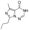 5-METHYL-7-PROPYL-3H-IMIDAZO[5,1-F][1,2,4]TRIAZIN-4-ONE Struktur