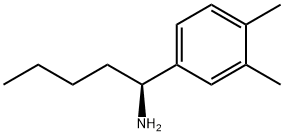 (1S)-1-(3,4-DIMETHYLPHENYL)PENTYLAMINE Struktur