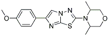 2-(3,5-DIMETHYLMORPHOLIN-4-YL)-6-(4-METHOXYPHENYL)IMIDAZO[2,1-B][1,3,4]THIADIAZOLE Struktur