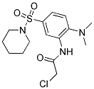 2-CHLORO-N-[2-(DIMETHYLAMINO)-5-(PIPERIDIN-1-YLSULFONYL)PHENYL]ACETAMIDE Struktur