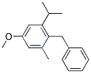 2-BENZYL-1-ISOPROPYL-5-METHOXY-3-METHYLBENZENE Struktur