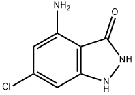 4-AMINO-6-CHLORO-3-HYDROXY (1H)INDAZOLE Struktur