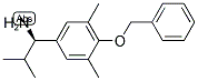 (1R)-1-[3,5-DIMETHYL-4-(PHENYLMETHOXY)PHENYL]-2-METHYLPROPYLAMINE Struktur