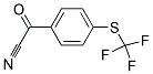 4-(TRIFLUOROMETHYLTHIO)BENZOYL CYANIDE Struktur