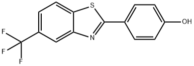 4-[5-(TRIFLUOROMETHYL)-1,3-BENZOTHIAZOL-2-YL]PHENOL Struktur